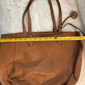 Michael Kors Brown Leather Tote Bag